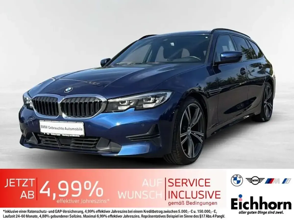 Second-hand BMW 320 Performance 190 CP (139 kW) 2019 Albastru Break