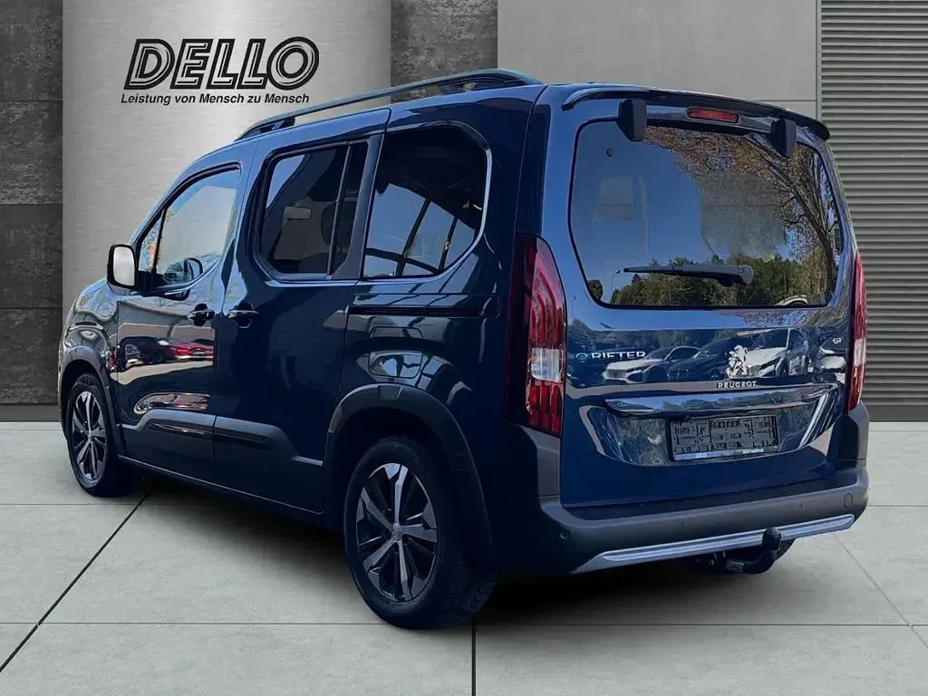 Gebraucht Peugeot e-Rifter GT 100 kW (136 PS) 2023 Blau Van / Kleinbus