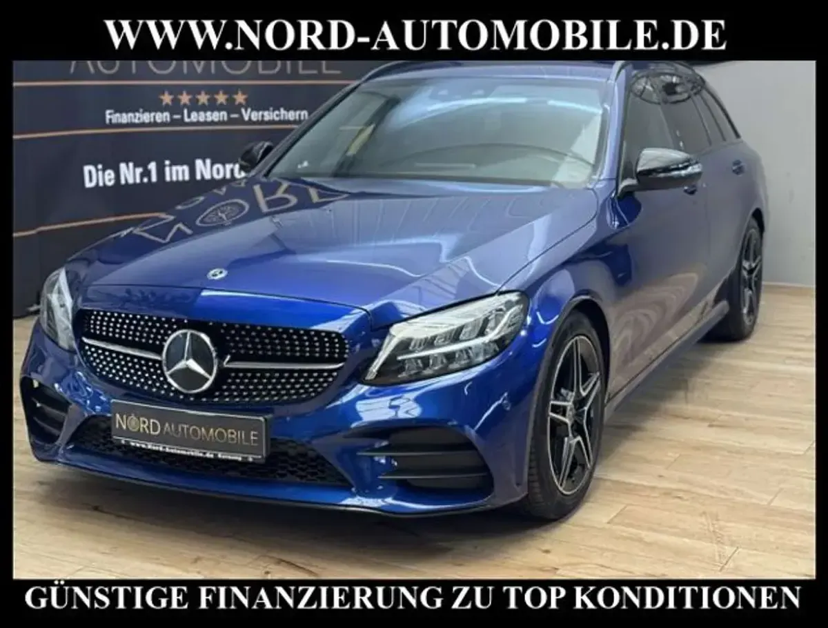 Gebraucht Mercedes C220 AMG 194 PS (142 kW) 2021 Blau Kombi
