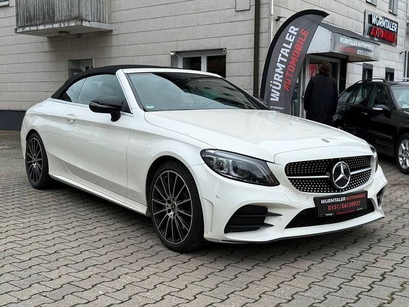 Gebraucht Mercedes C300 AMG line 245 PS (180 kW) 2021 Weiß Cabrio