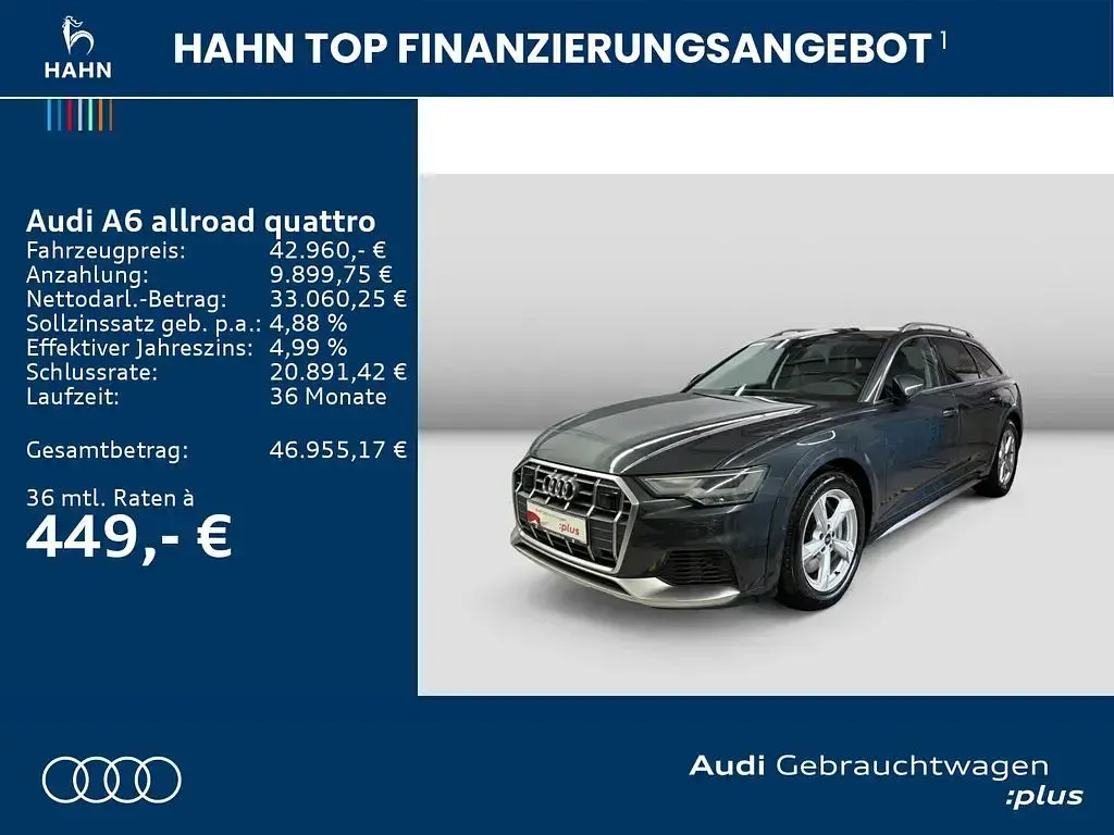Gebraucht Audi A6 Allroad Ambiente 344 PS (253 kW) 2022 Schwarz Kombi