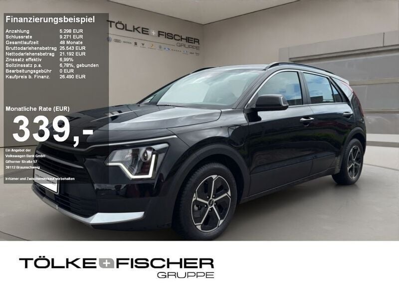 (abp) auroraschwarz met. (metallic) Gebraucht 2022 Kia Niro Edition 7 SUV | 27.389 € (Guter Preis) - Bild 1/4