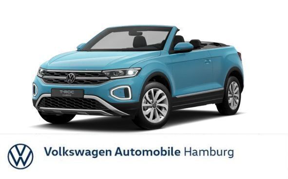 Blau (teal blue schwarz) Neu 2025 VW T-Roc Cabriolet Style Cabrio | 36.910 € (Etwas zu teuer) - Bild 1/4
