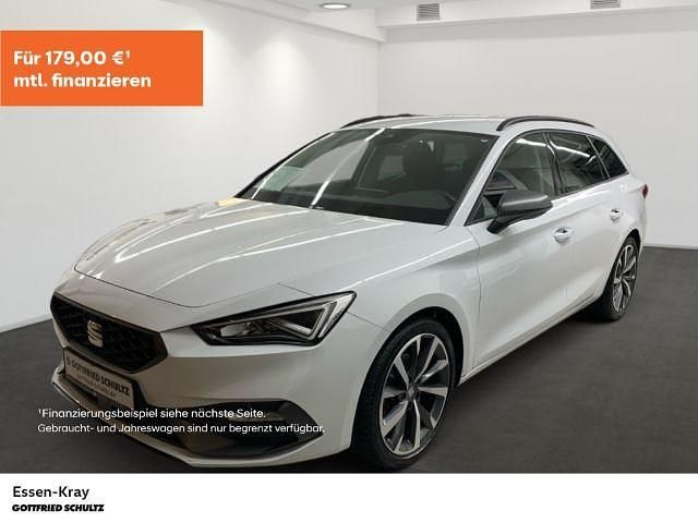 Weiß Gebraucht 2021 Seat Leon ST FR Kombi | 20.950 € (Fairer Preis) - Bild 1/4