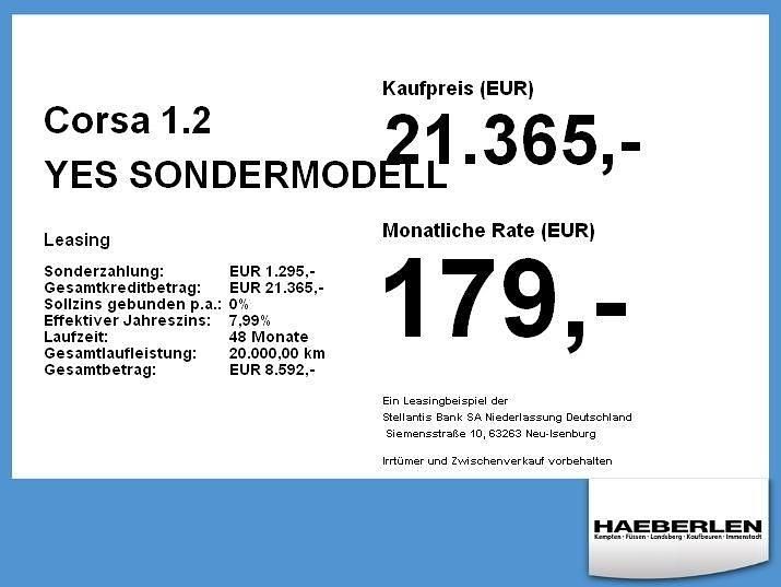 Neu Opel Corsa 101 PS (74 kW) 2025 Rot Limousine