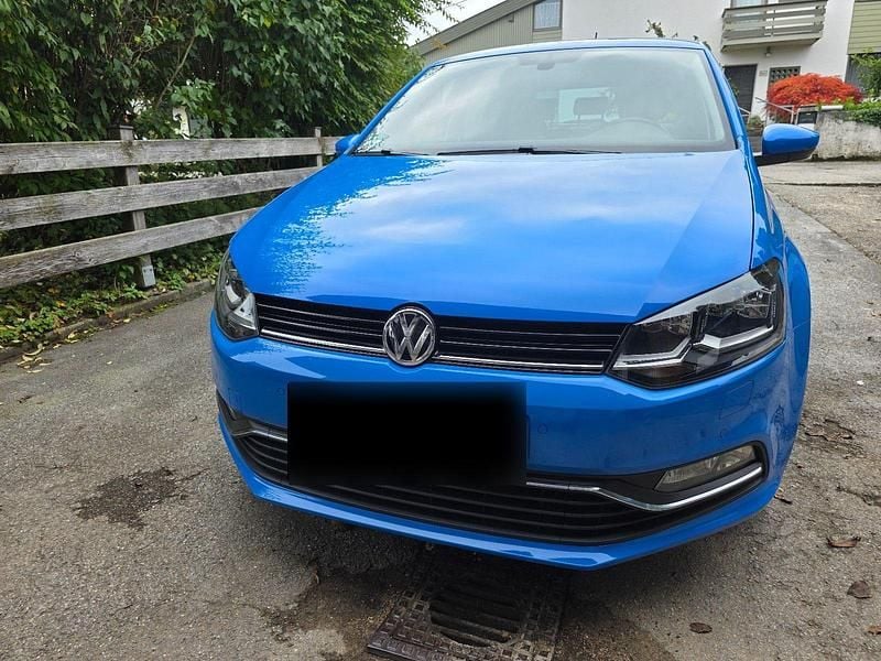 Occasion VW Polo LOUNGE 90 ch (66 kW) 2015 Bleue Berline