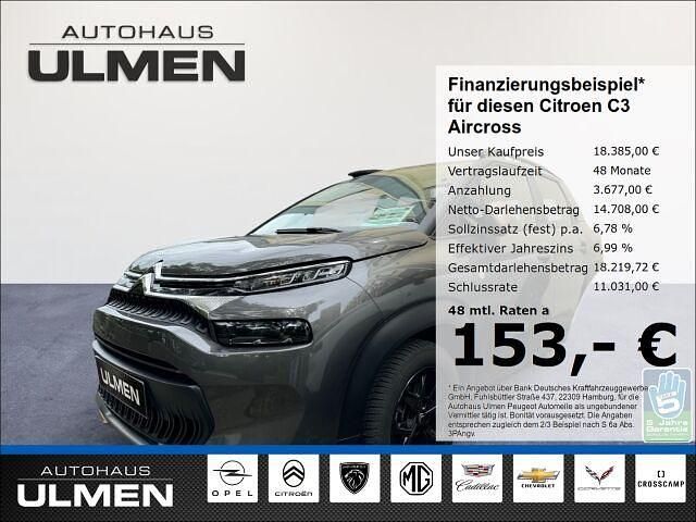Grau Gebraucht 2023 Citroën C3 Aircross PureTech SUV | 18.385 € (Fairer Preis) - Bild 1/4