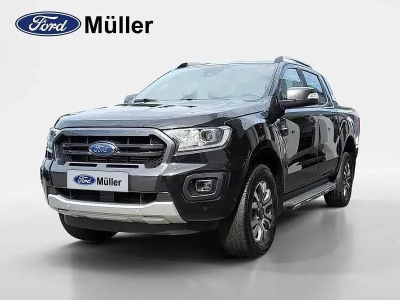 Schwarz Gebraucht 2021 Ford Ranger Wildtrack Abholung | 33.450 € (Etwas zu teuer) - Bild 1/4