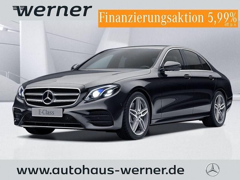 Gebraucht Mercedes E350 AMG line 259 PS (190 kW) 2018 Lack obsidianschwarz Limousine