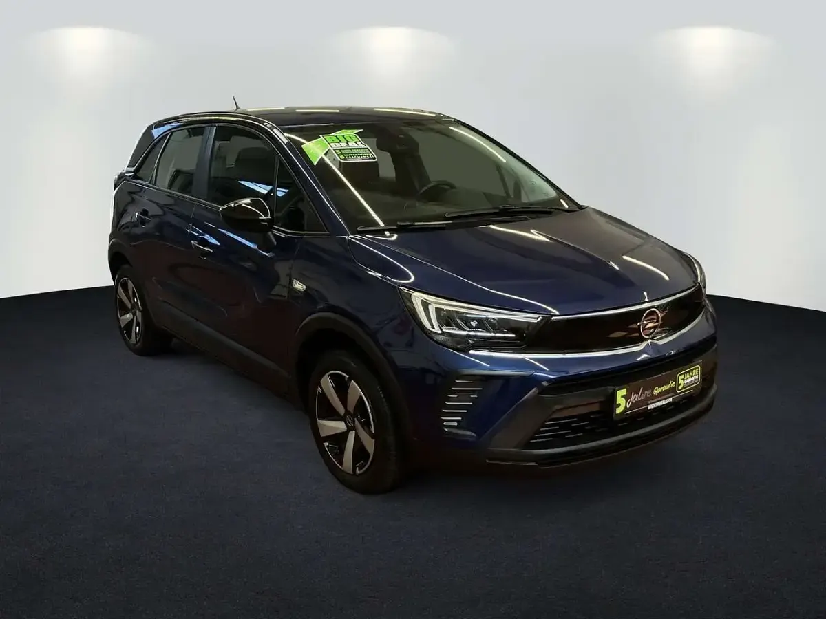 Gebraucht Opel Crossland Edition 83 PS (61 kW) 2022 Blau SUV