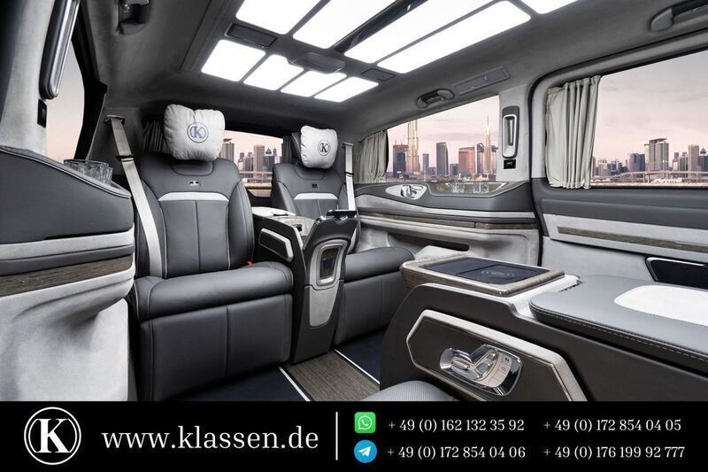 Schwarz Neu 2024 Mercedes V300 Luxury Van / Kleinbus | 214.200 € - Bild 1/4