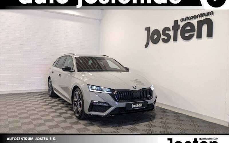 Grau (steelgrau) Gebraucht 2021 Skoda Octavia RS Limousine | 30.880 € (Fairer Preis) - Bild 1/4