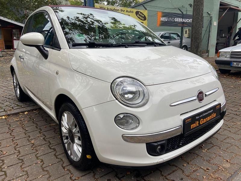 Weiß Gebraucht 2014 Fiat 500 Lounge Cabrio | 6.990 € (Guter Preis) - Bild 1/4