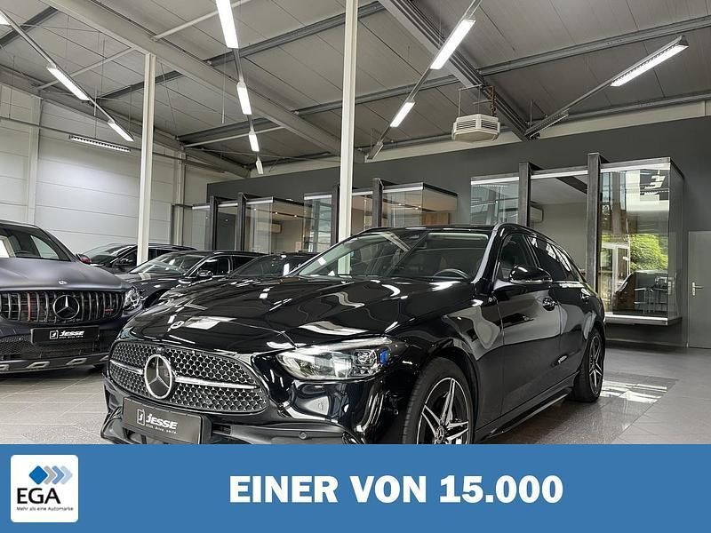 Schwarz Gebraucht 2023 Mercedes C300e AMG line | 38.740 € (Fairer Preis) - Bild 1/4
