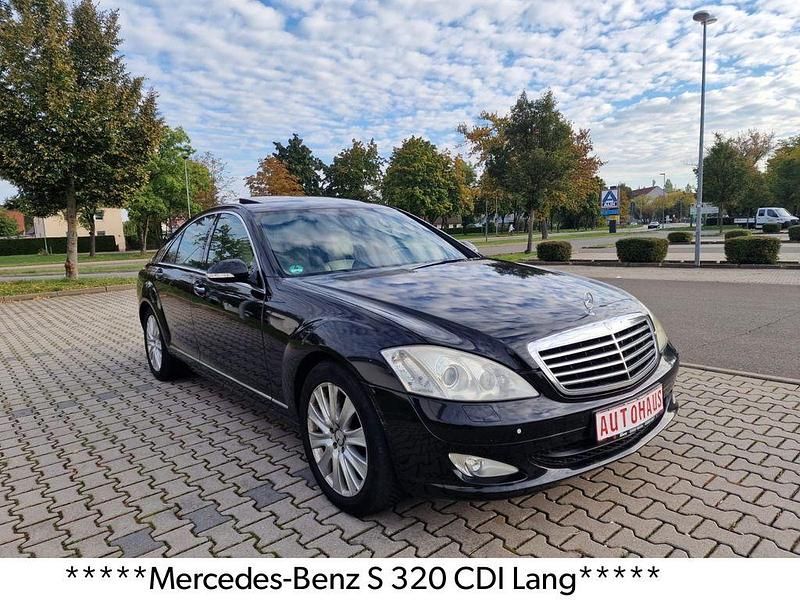 Schwarz Gebraucht 2007 Mercedes S320 Limousine | 7.490 € - Bild 1/4