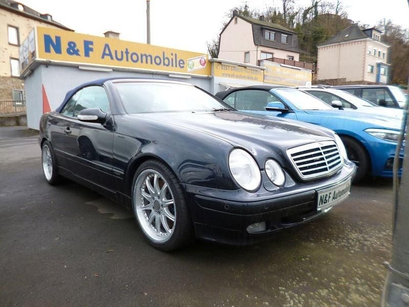 Gebraucht Mercedes CLK430 Avantgarde 279 PS (205 kW) 2001 Blau Cabrio