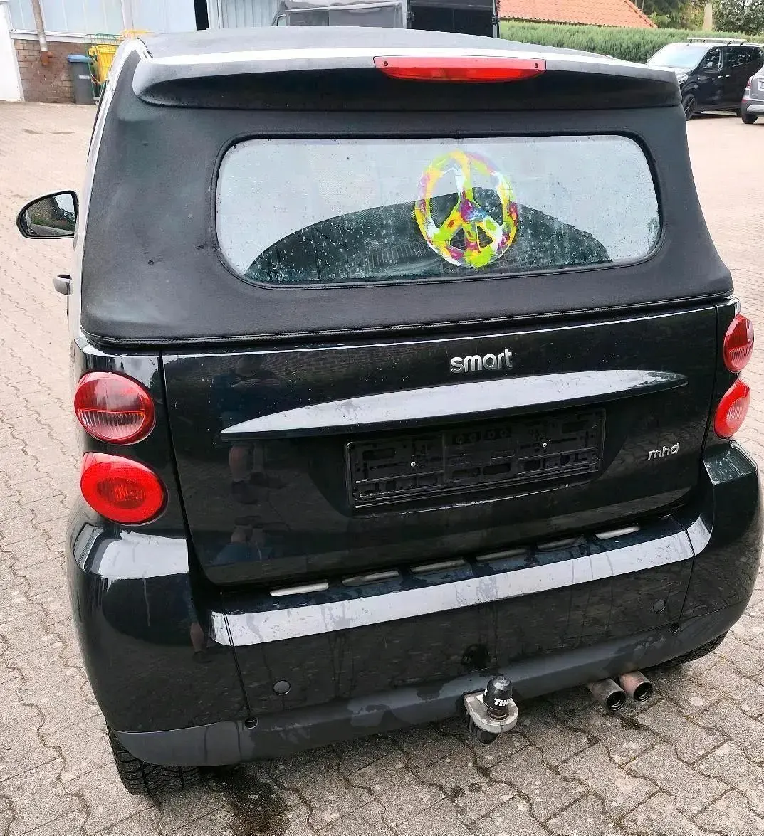 Gebraucht Smart ForTwo Cabrio 71 PS (52 kW) 2009 Schwarz Cabrio