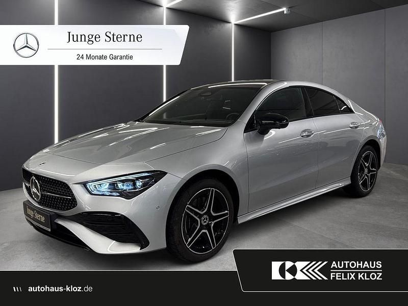 Lack hightechsilber Gebraucht 2024 Mercedes CLA250e Premium Plus Limousine | 42.900 € (Teuer) - Bild 1/4