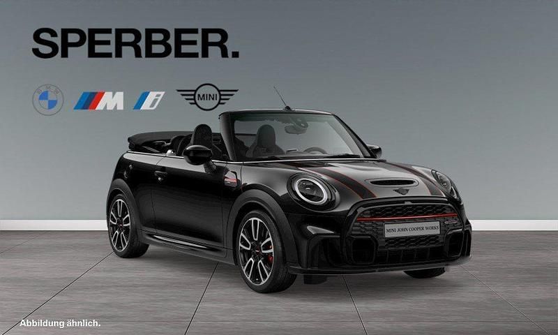 Schwarz Gebraucht 2022 Mini John Cooper Works Cabriolet Cabrio | 31.900 € (Fairer Preis) - Bild 1/4