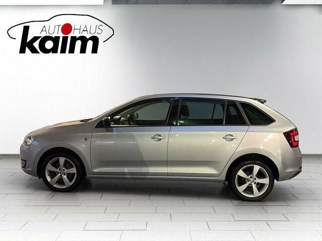 Gebraucht Skoda Rapid Ambition 105 PS (77 kW) 2014 Brillantsilber metallic (metallic) Limousine