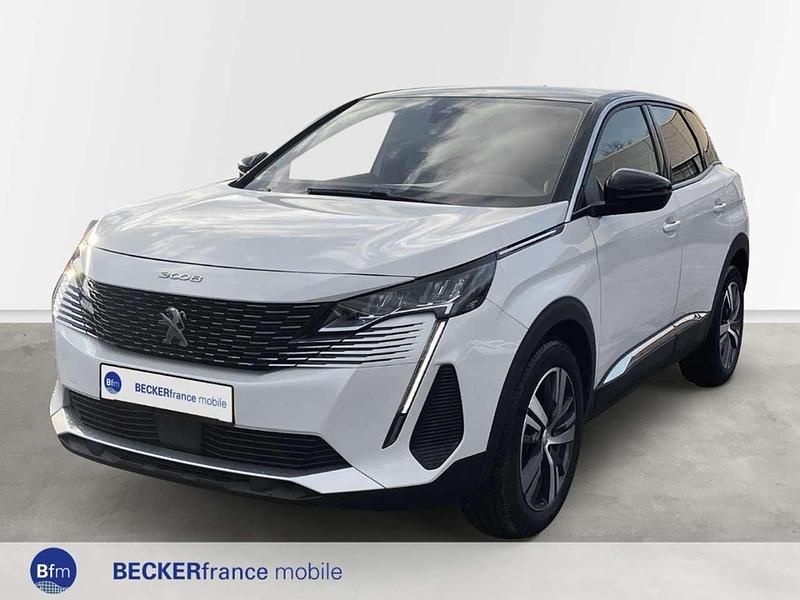 Perlmutt weiß Gebraucht 2022 Peugeot 3008 Allure SUV | 24.890 € (Fairer Preis) - Bild 1/4