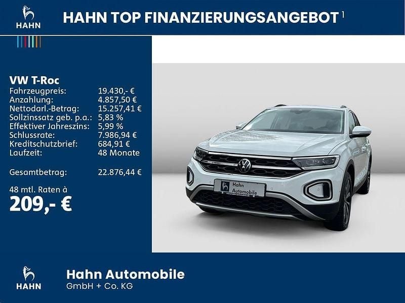 Gebraucht VW T-Roc Style 110 PS (80 kW) 2023 Weiß SUV