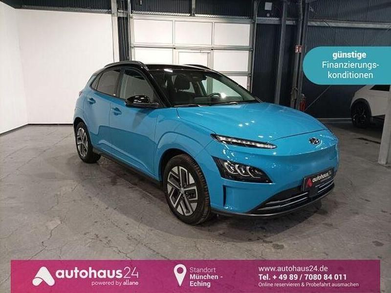 Blau Gebraucht 2021 Hyundai Kona Trend SUV | 16.880 € (Fairer Preis) - Bild 1/4
