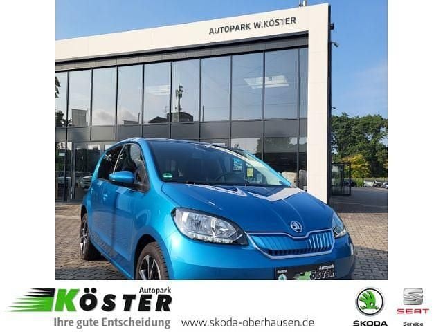 Blau Gebraucht 2020 Skoda Citigo-e IV Style Kleinwagen | 14.690 € (Etwas zu teuer) - Bild 1/4