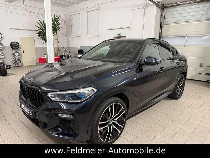 Carbonschwarz metallic Gebraucht 2020 BMW X6 M SUV | 49.500 € (Superpreis) - Bild 1/4