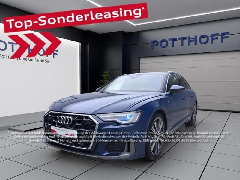 Blau Gebraucht 2024 Audi A6 S-Line Kombi | 53.750 € - Bild 1/4