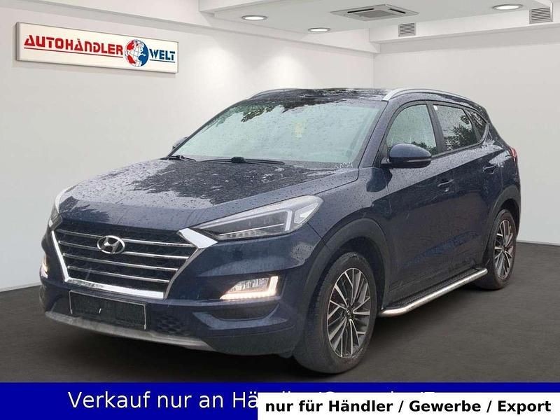 Blau Gebraucht 2019 Hyundai Tucson Premium SUV | 14.499 € (Superpreis) - Bild 1/3
