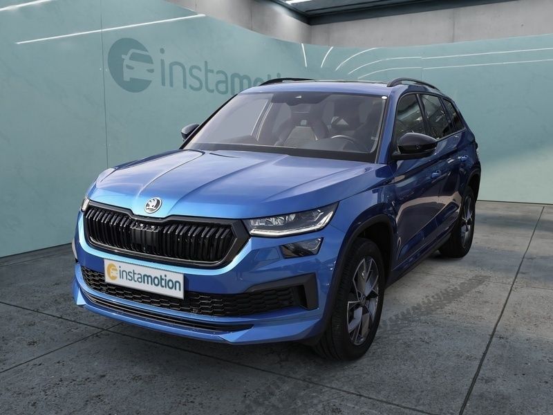 Blau Gebraucht 2021 Skoda Kodiaq SportLine SUV | 34.090 € (Etwas zu teuer) - Bild 1/3