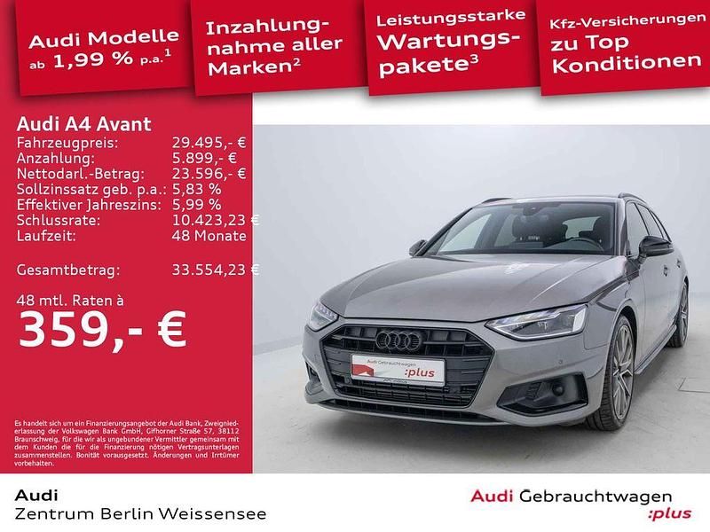 Terragrau metallic Gebraucht 2022 Audi A4 Advanced Plus Kombi | 29.495 € (Etwas zu teuer) - Bild 1/4