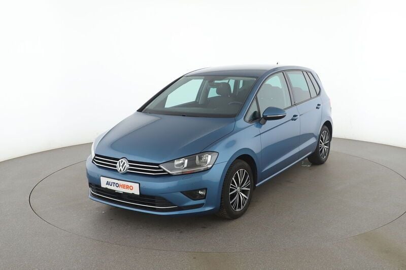 Blau Gebraucht 2016 VW Golf Sportsvan Allstar Van / Kleinbus | 14.490 € (Guter Preis) - Bild 1/4