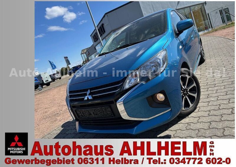Blau Gebraucht 2023 Mitsubishi Space Star Select+ Kleinwagen | 15.490 € (Fairer Preis) - Bild 1/4