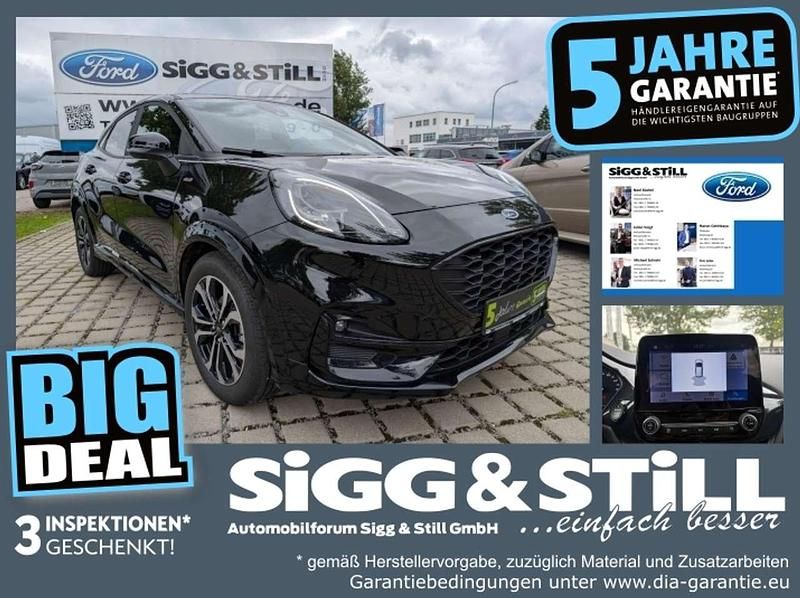 Obsidianschwarz metallic Gebraucht 2022 Ford Puma ST SUV | 17.440 € (Guter Preis) - Bild 1/4