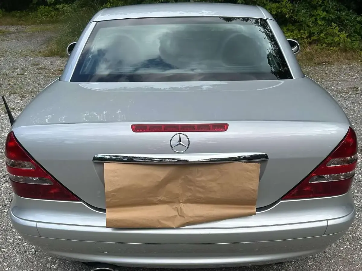 Gebraucht Mercedes SLK320 218 PS (160 kW) 2001 Silber Cabrio