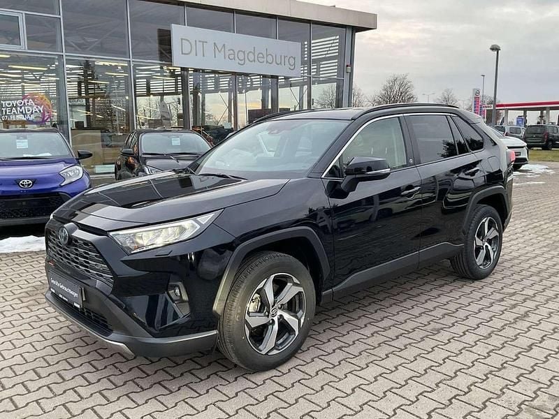 Gebraucht Toyota RAV4 Hybrid Team 218 PS (160 kW) 2023 Tiefschwarz mica metallic SUV