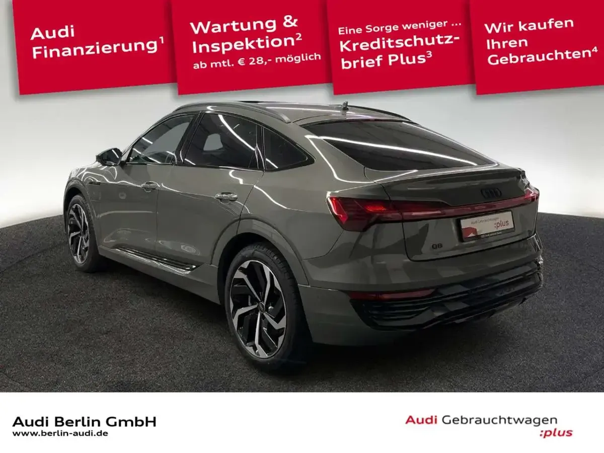 Gebraucht Audi Q8 e-tron Advanced Plus 300 kW (408 PS) 2023 Chronosgrau metallic SUV