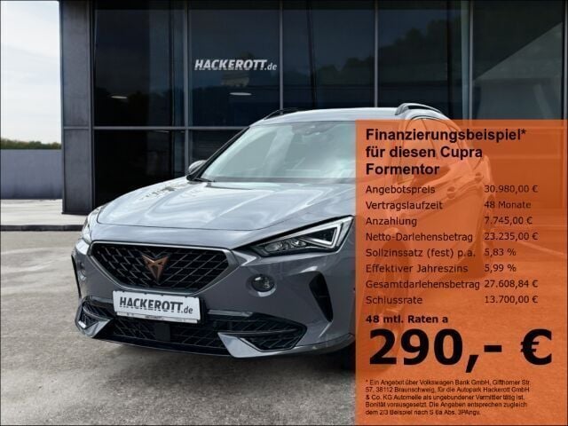 Grau Gebraucht 2023 Cupra Formentor VZ SUV | 30.980 € (Fairer Preis) - Bild 1/4