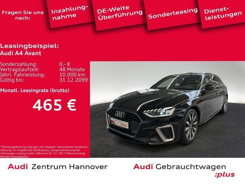 Mythosschwarz metallic Gebraucht 2022 Audi A4 Ambiente Kombi | 31.990 € (Fairer Preis) - Bild 1/4