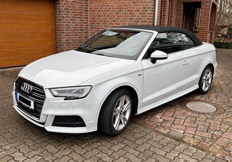 Weiß Gebraucht 2019 Audi A3 Cabriolet Design Cabrio | 22.500 € (Fairer Preis) - Bild 1/4