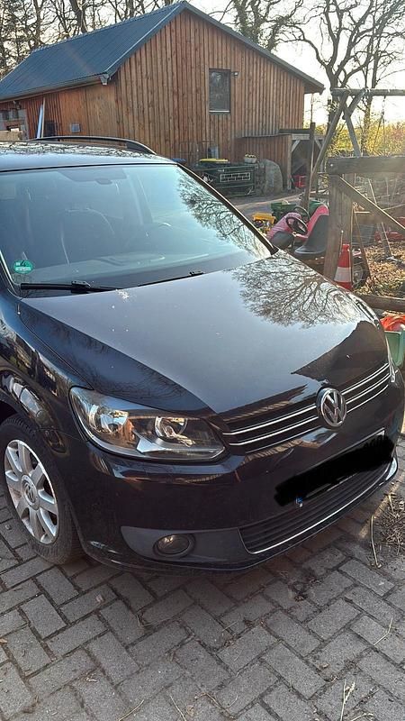 Gebraucht VW Touran Match 105 PS (77 kW) 2013 Schwarz Van / Kleinbus