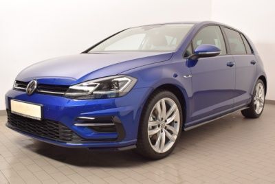 Blau metallic Gebraucht 2019 VW Golf VII Highline Limousine | 24.876 € (Teuer) - Bild 1/4