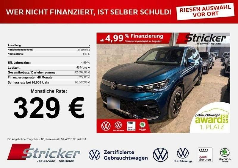 Gebraucht VW Tiguan R-line 150 PS (110 kW) 2025 Nightshade blue metallic (metallic) SUV