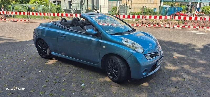 Blau Gebraucht 2006 Nissan Micra C+C Premium Edition Cabrio | 3.500 € (Fairer Preis) - Bild 1/4