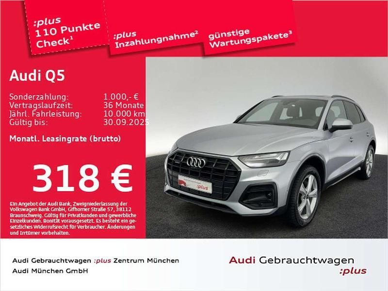 Florettsilber metallic Gebraucht 2024 Audi Q5 Advanced SUV | 54.831 € - Bild 1/2