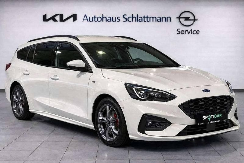 Metropolisweiß Gebraucht 2020 Ford Focus ST-Line X Kombi | 16.980 € (Fairer Preis) - Bild 1/4