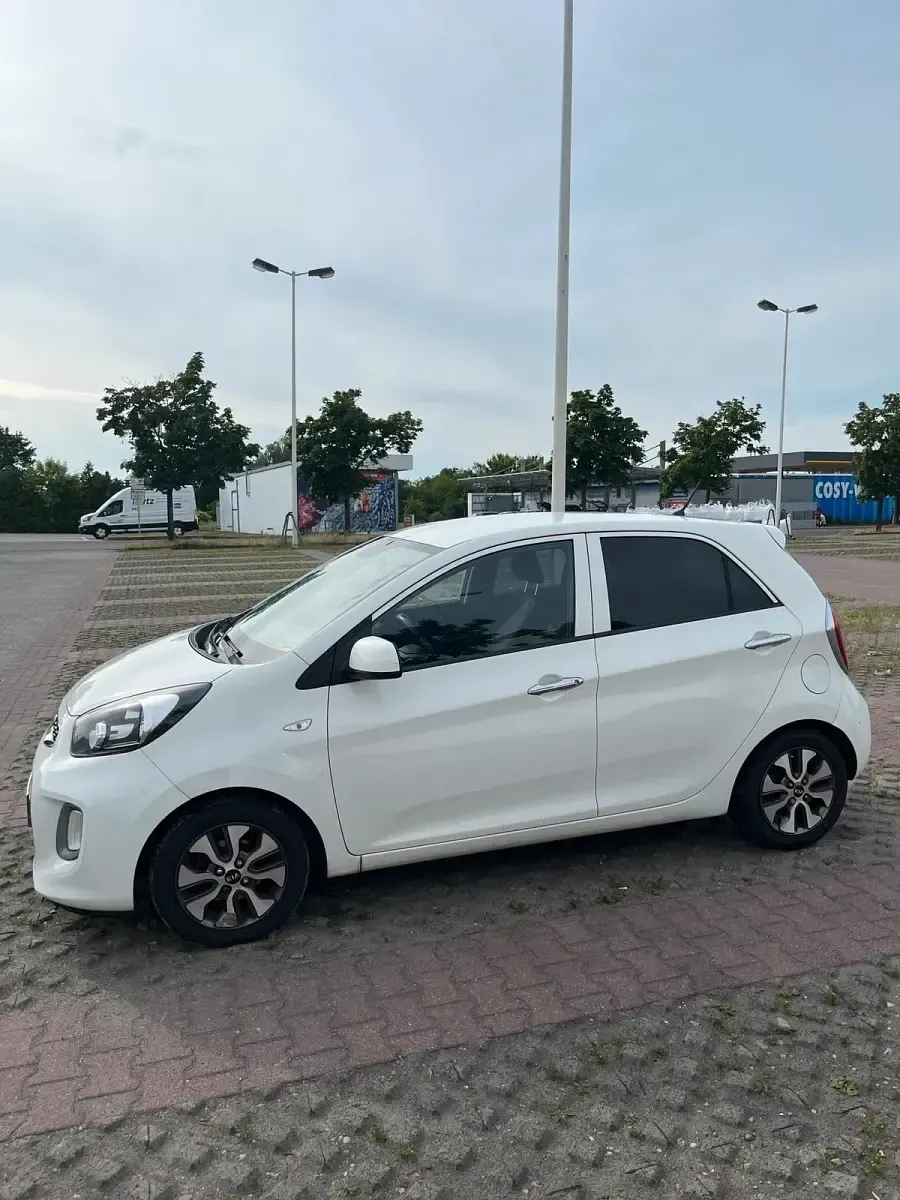 Gebraucht Kia Picanto 67 PS (49 kW) 2016 Weiß Kleinwagen