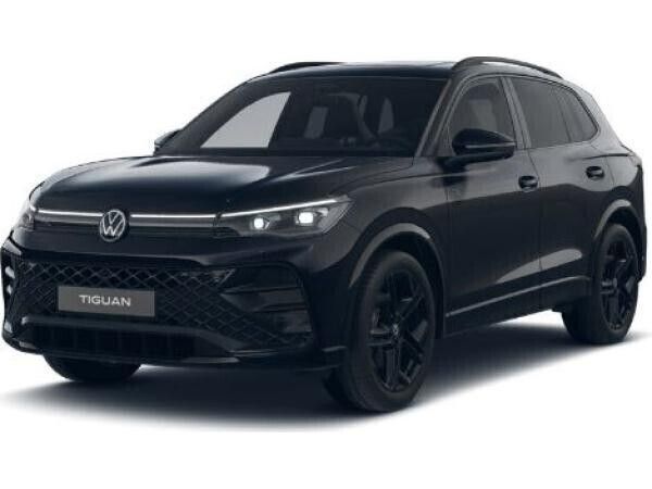 Schwarz (grenadillschwarz metallic) Neu 2025 VW Tiguan R-line SUV | 70.970 € - Bild 1/4